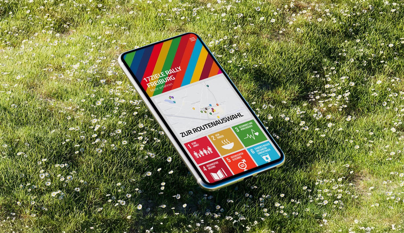 App design on a smartphone