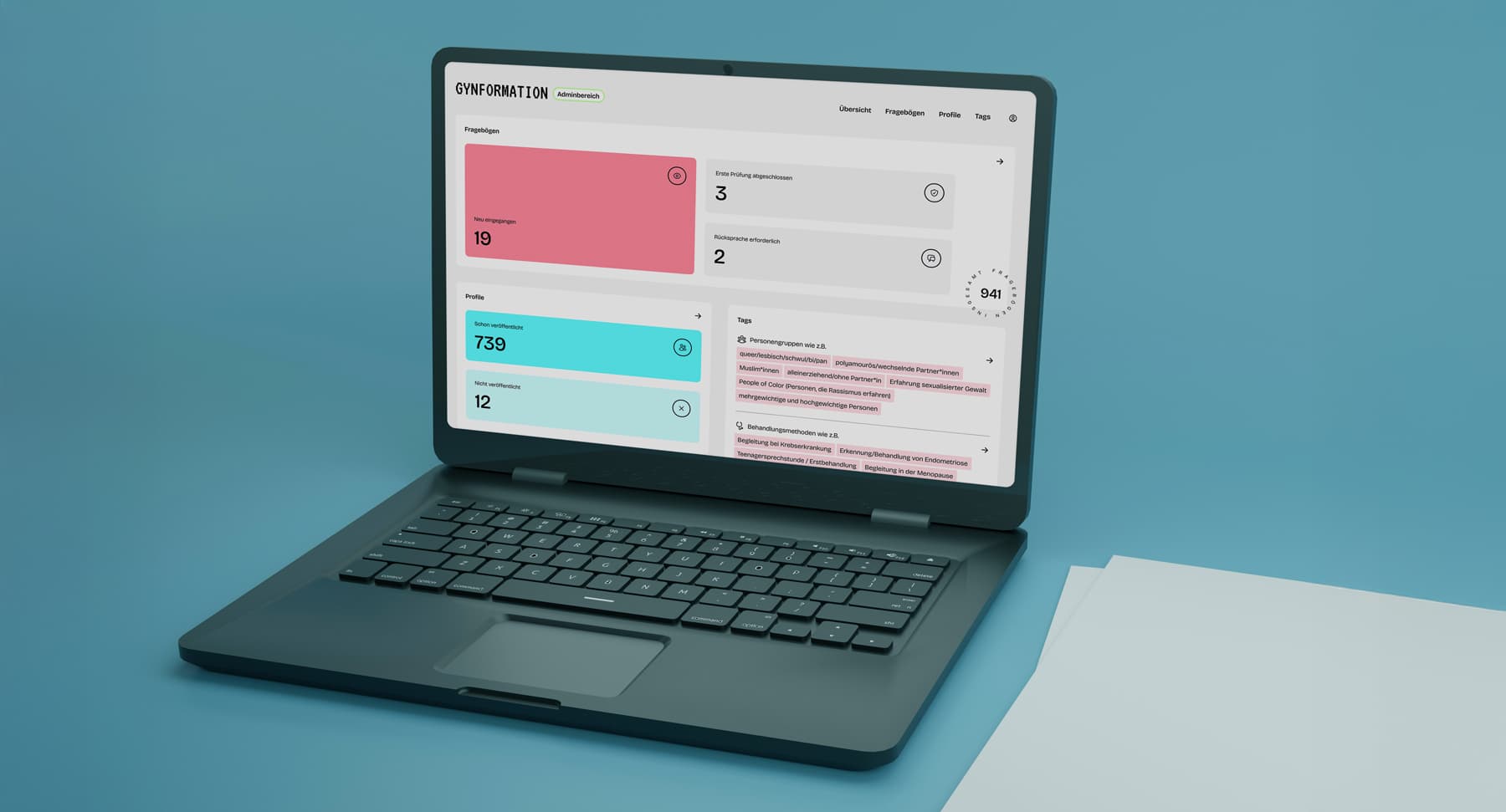 admin dashboard