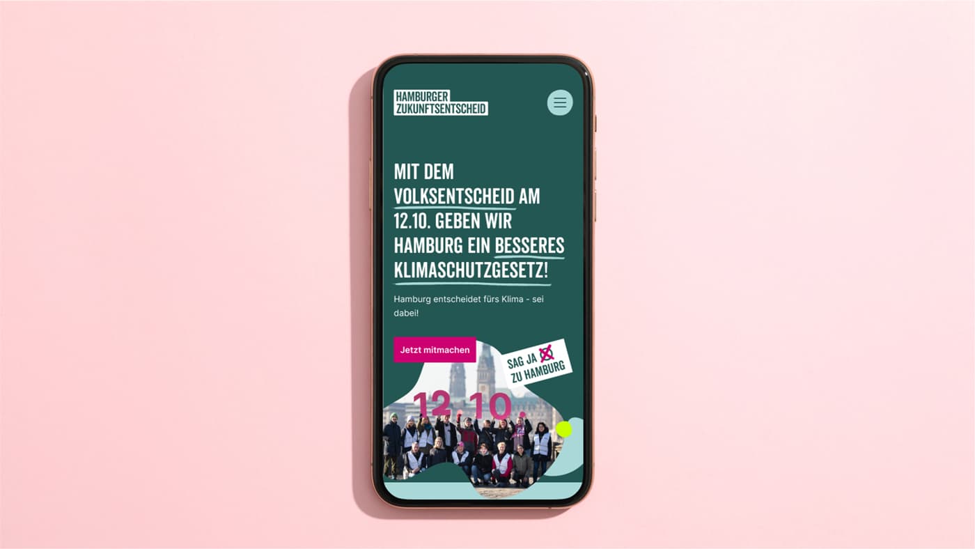 smartphone view startseite